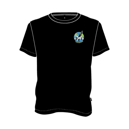 Image de T-shirt manches courtes PEI (Noir)