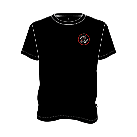 Image sur T-shirt manches courtes (Noir)