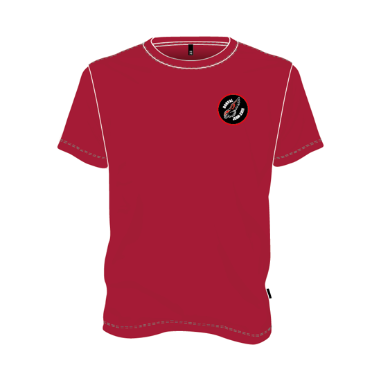 Image sur T-shirt manches courtes (Rouge)